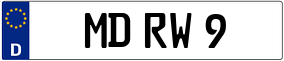 Truck License Plate